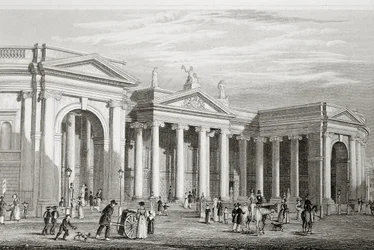 The Bank of Ireland, Dublin, built in 1729, from 