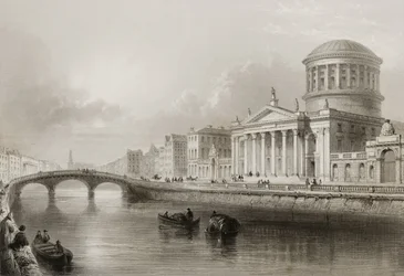 The Four Courts, Dublin, from 
