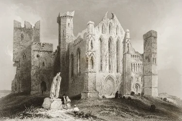The Rock of Cashel, County Tipperary, Ireland, from 