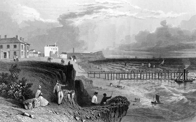 Walton on the Naze, Essex, engraved by William Tombleson, 1832