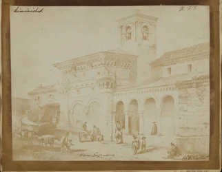 Diminished Copy of an Engraving of a Moorish Church