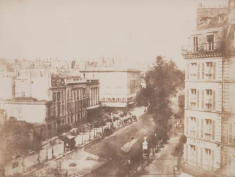 View of the Boulevards at Paris