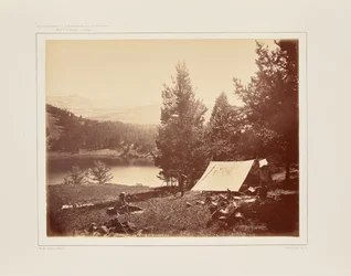 Camp on Mystic Lake