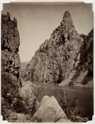Currecanti Needle, Black Canyon of the Gunnison, before 1880