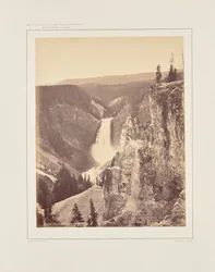 Lower Falls of the Yellowstone, Distant View