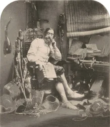 Don Quixote in His Study