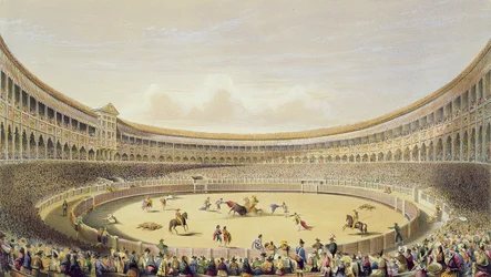 The Plaza de Toros of Madrid, 1865