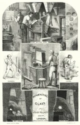 Manufacture of Glass at Apsley Pellatt and Co., London