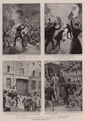The Rioting in Paris, Scenes in the Streets on Sunday