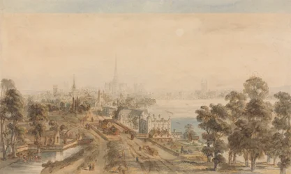 Old London, View from St. James Park Looking East