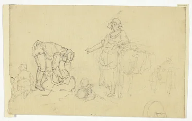 Peasants with Pack Animal