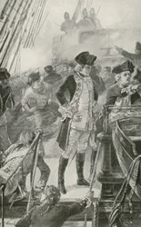 Admiral Rodney Directs the Battle on Board the Formidable