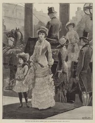 Arrivals for the Royal Garden Party at Marlborough House