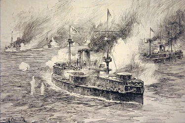Battle of the Yalu River on 17th September