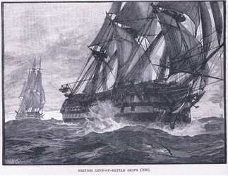 British Line of Battle Ships AD 1836