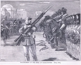 Disarmament of the 26th at Barrackpore, 1857