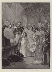 Marriage of Queen Victoria and Prince Albert at St James