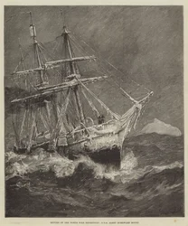 Return of the North Pole Expedition, HMS Alert Homeward Bound