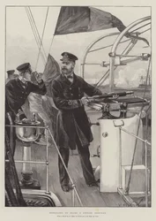 Signalling on Board a British Ironclad