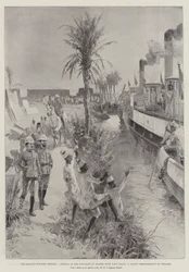 The Advance Towards Dongola, Arrival of the Gun-Boats at Kosheh from Wady Halfa, a Native Demonstration of Welcome