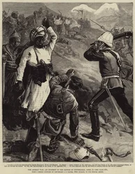 The Afghan War, an Incident in the Battle of Futtehabad, 2 April