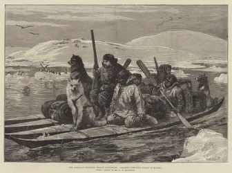 The American Franklin Search Expedition, crossing Simpson