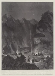 The Indian Frontier Rising, the 1st Brigade of the Tirah Expeditionary Force at its Christmas Dinner in the Bazar Valley