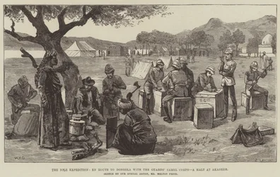 The Nile Expedition, En Route to Dongola with the Guards