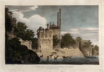 A View of Part of the City of Benares, upon the Ganges