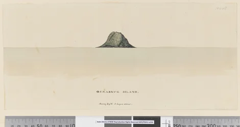 Osnabrug Island Bearing S by W 5 Leagues Distant