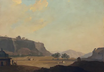 View near Fort Gwalior, India