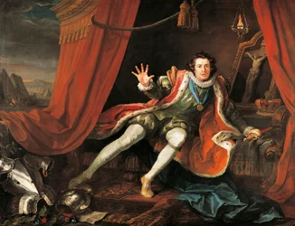 Actor David Garrick in Title Role of Richard III