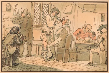 Breakfast Scene from The Five Days Peregrination