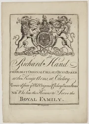 Bun Baker, Richard Hand, trade card