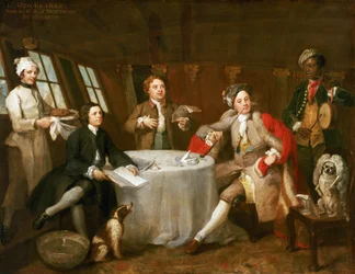 Captain George Graham in the Cabin of His Ship 