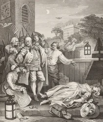 Cruelty in Perfection. From: The Four Stages of Cruelty. 1751
