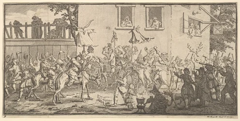 Hudibras and the Skimmington Seventeen Small Illustrations for Samuel Butler