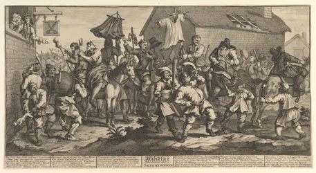 Hudibras and the Skimmington, Twelve Large Illustrations for Samuel Butler