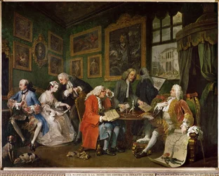 Marriage A-la-Mode, a Series of Six Satirical Paintings