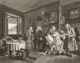 Marriage à la Mode / Marriage in the Fashion. Plate 6: The Lady’s Death / The Countess