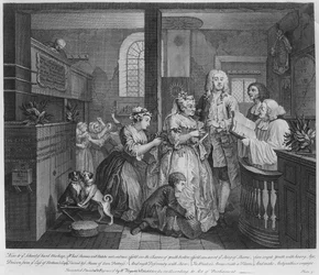Married to an Old Maid, plate V from 
