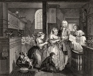 Married to an Old Maid, Plate V from 