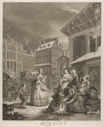 Morning, plate one from The Four Times of the Day