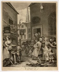 Noon, plate two from The Four Times of Day