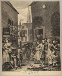 Noon, plate 2 from the series Four Times of the Day