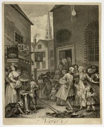 Noon, plate two from The Four Times of Day