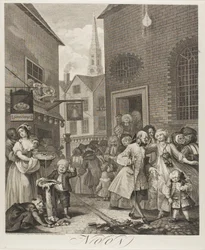 Noon, plate two from The Four Times of the Day