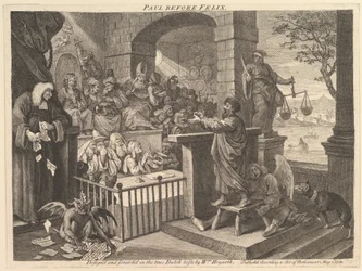 Paul Before Felix Burlesqued, May 1751