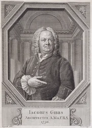 Portrait of James Gibbs from 