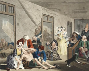 Scene in Bedlam, plate VIII, from A Rake